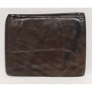ROLFS Farmland CO-OP Leather Wallet Men's Cowhide Bifold Brown‎ Vintage